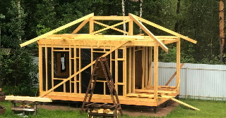 Сарай из бруса 100х100 в чусовом - строительство под ключ | Строй-Чсв от 42364 руб.